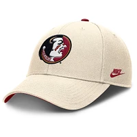 Men's Nike Natural Florida State Seminoles Rise Legacy Adjustable Hat