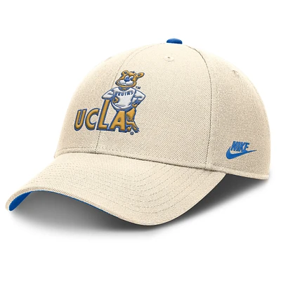 Men's Nike Natural UCLA Bruins Rise Legacy Adjustable Hat