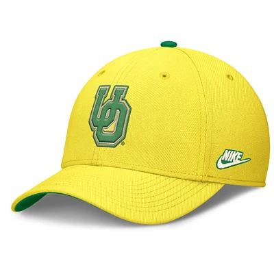 Men's Nike Yellow Oregon Ducks Legacy Rise Performance Flex Hat