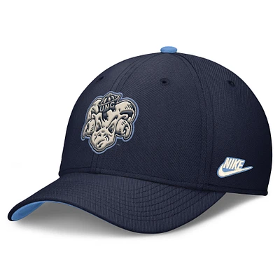 Men's Nike Navy North Carolina Tar Heels Legacy Rise Performance Flex Hat
