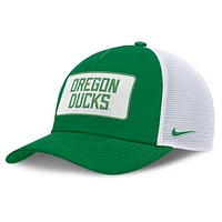Men's Nike /White Oregon Ducks 2025 On-Field Rise Patch Trucker Adjustable Hat