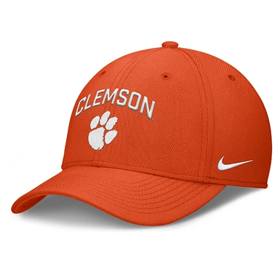 Men's Nike Orange Clemson Tigers 2025 On-Field Rise Performance Flex Hat