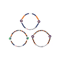 FOCO Houston Astros 3-Pack Friendship Bracelet Set