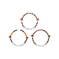 FOCO Baltimore Orioles 3-Pack Friendship Bracelet Set