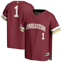 Unisex GameDay Greats #1 Maroon Charleston Cougars Lightweight Collegiate Baseball Fashion Jersey
