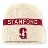 Men's Nike Natural Stanford Cardinal Peak Primetime Utility Cuffed Knit Hat