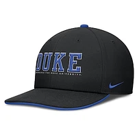 Men's Nike Black Duke Blue Devils 2025 On-Field Pro Performance Adjustable Hat
