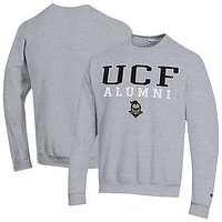 Men's Champion Gray UCF Knights Alumni Arched Pullover Sweatshirt