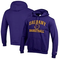 Men's Champion UAlbany Great Danes Basketball Icon Pullover Hoodie