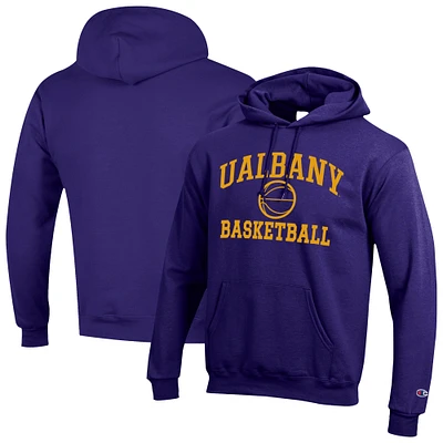 Men's Champion UAlbany Great Danes Basketball Icon Pullover Hoodie