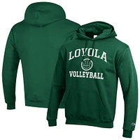 Men's Champion Loyola Greyhounds Volleyball Icon Powerblend Pullover Hoodie
