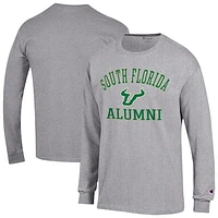 Men's Champion South Florida Bulls Alumni Arched Long Sleeve T-Shirt