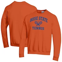 Men's Champion Boise State Broncos Tennis Icon Powerblend Pullover Sweatshirt