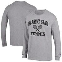 Men's Champion Oklahoma State Cowboys Tennis Icon Long Sleeve T-Shirt