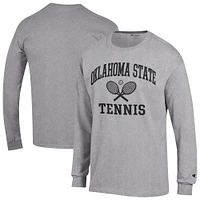 Men's Champion Oklahoma State Cowboys Tennis Icon Long Sleeve T-Shirt