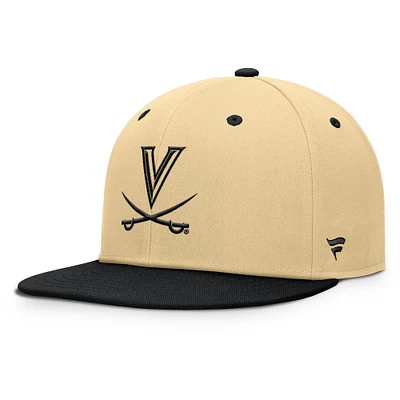 Men's Fanatics Gold/Black Virginia Cavaliers Balance Fitted Hat