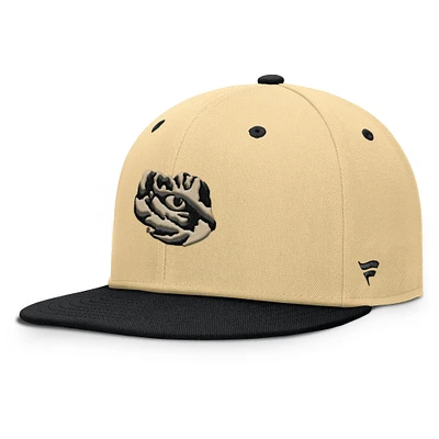 Men's Fanatics Gold/Black LSU Tigers Balance Fitted Hat