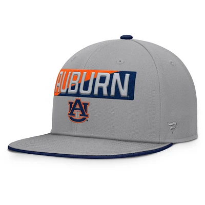 Men's Fanatics Gray Auburn Tigers Duo Snapback Hat