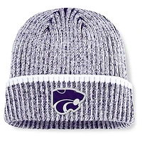 Men's Fanatics  Purple/White Kansas State Wildcats Haze Cuffed Knit Hat