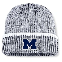 Men's Fanatics  Navy/White Michigan Wolverines Haze Cuffed Knit Hat