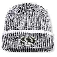 Men's Fanatics  Black/White Missouri Tigers Haze Cuffed Knit Hat