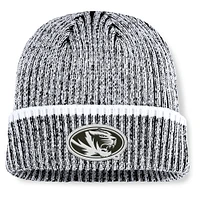 Men's Fanatics  Black/White Missouri Tigers Haze Cuffed Knit Hat