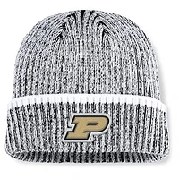 Men's Fanatics  Black/White Purdue Boilermakers Haze Cuffed Knit Hat