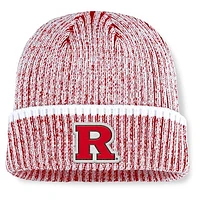 Men's Fanatics  Scarlet/White Rutgers Scarlet Knights Haze Cuffed Knit Hat