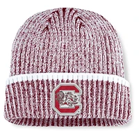 Men's Fanatics  Garnet/White South Carolina Gamecocks Haze Cuffed Knit Hat