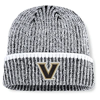Men's Fanatics  Black/White Vanderbilt Commodores Haze Cuffed Knit Hat