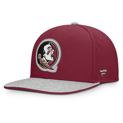 Men's Fanatics Garnet Florida State Seminoles Loden Snapback Hat