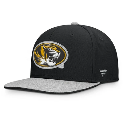 Men's Fanatics Black Missouri Tigers Loden Snapback Hat