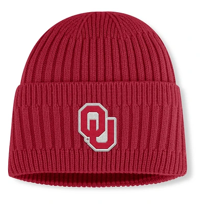 Men's Fanatics Crimson Oklahoma Sooners Revery Cuffed Knit Hat