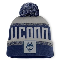 Men's Fanatics Navy/Gray UConn Huskies Thrive Cuffed Knit Hat with Pom