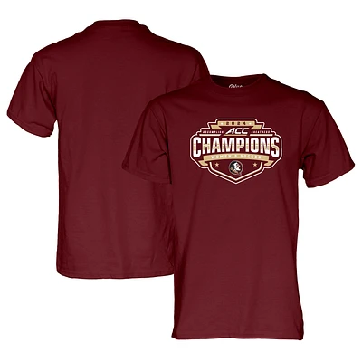 Unisex Blue 84 Garnet Florida State Seminoles 2024 ACC Women's Soccer Tournament Champions T-Shirt