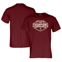 Unisex Blue 84 Garnet Florida State Seminoles 2024 ACC Women's Soccer Tournament Champions T-Shirt