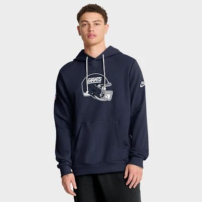 Men's Nike Royal New York Giants Sideline Alt Performance Pullover Hoodie