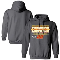 Men's Team Penske Charcoal Joey Logano 2024 NASCAR Cup Series Champion Banner Pullover Hoodie