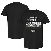 Men's Team Penske Black Joey Logano 2024 NASCAR Cup Series Champion Pit Road T-Shirt