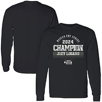 Men's Team Penske Black Joey Logano 2024 NASCAR Cup Series Champion Pit Road Long Sleeve T-Shirt