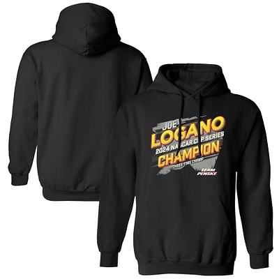 Men's Team Penske Black Joey Logano 2024 NASCAR Cup Series Champion Vintage Pullover Hoodie