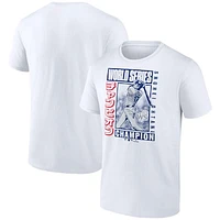 Men's Fanatics Shohei Ohtani White Los Angeles Dodgers 2024 World Series Champions Kanji Swing T-Shirt