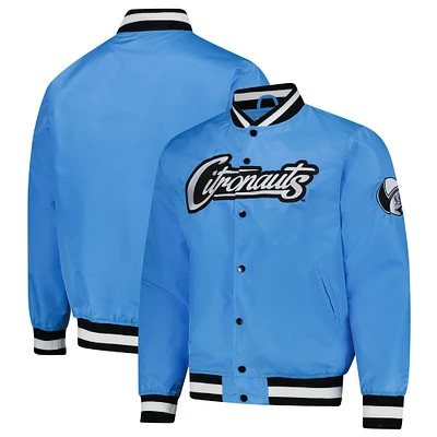 Unisex Charlie Hustle  Light Blue UCF Knights Full-Snap Varsity Jacket