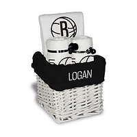 Infant Chad & Jake Brooklyn Nets Team Logo Personalized Small Basket