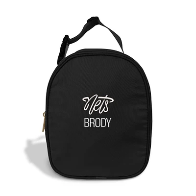 Youth Chad & Jake Black Brooklyn Nets Personalized Insulated Bag