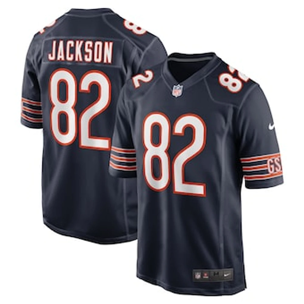 Men's Nike John Jackson  Navy Chicago Bears Game Jersey