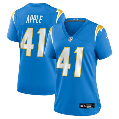 Women's Nike Eli Apple  Powder Blue Los Angeles Chargers Game Jersey