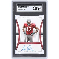 Simeon Rice Tampa Bay Buccaneers Autographed 2023 Panini National Treasures #SIG-SRI #74/99 SGC Authenticated 9/10 Card