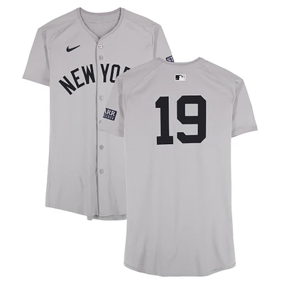 Jon Berti New York Yankees ALCS Player-Worn #19 Gray Nike Jersey vs. Cleveland Guardians on October 19, 2024