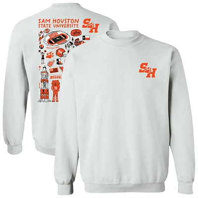 Women's Vive La Fete Sam Houston State Bearkats Impressions Artwork Pullover Sweatshirt